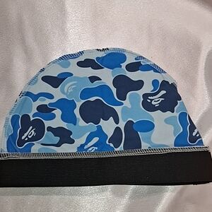 Blue Camo High Quality Wave Cap